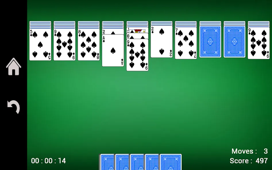 Spider Solitaire  [МОД Бесконечные деньги] Screenshot 3