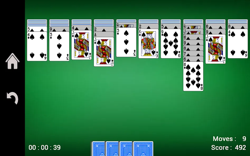 Spider Solitaire  [МОД Бесконечные деньги] Screenshot 4