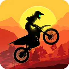 Скачать взломанную Sunset Bike Racer - Motocross (Сансет Байк Рейсер)  [МОД Много денег] - стабильная версия apk на Андроид