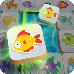 Взломанная Mahjong Connect Fish World (Мацзян Коннект Рыбный Мир)  [МОД Menu] - последняя версия apk на Андроид