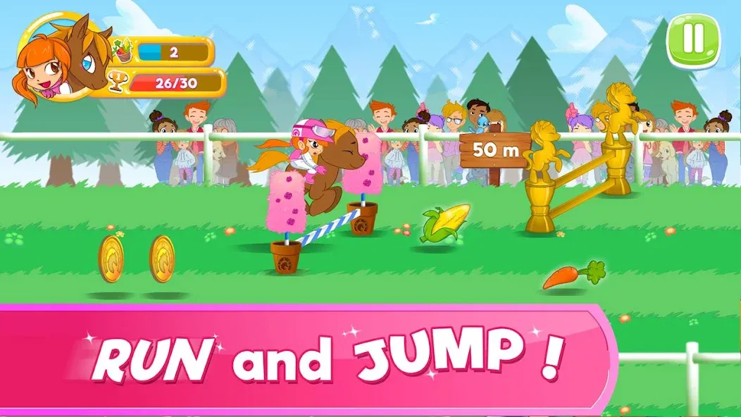 Pony Run : Magic Trails (Пони Ран)  [МОД Бесконечные деньги] Screenshot 1