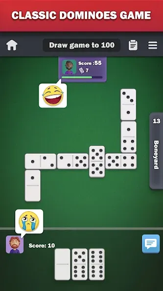 Dominoes online - play Domino!  [МОД Меню] Screenshot 1