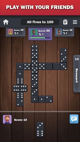 Dominoes online - play Domino!  [МОД Меню] Screenshot 2