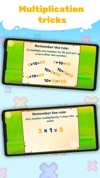 Multiplication Games For Kids.  [МОД Бесконечные монеты] Screenshot 4