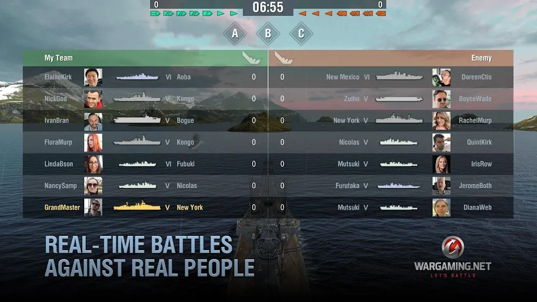 World of Warships Blitz War (Ворлд оф Варшипс Блиц Вар)  [МОД Unlocked] Screenshot 5