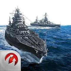 Взлом World of Warships Blitz War (Ворлд оф Варшипс Блиц Вар)  [МОД Unlocked] - полная версия apk на Андроид