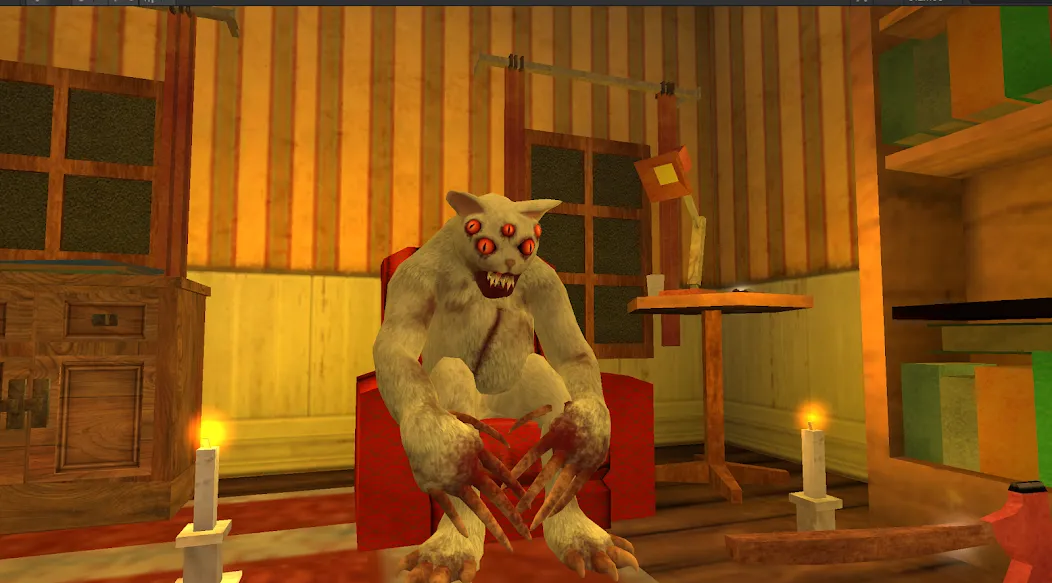 Cat Fred Evil Pet. Horror game  [МОД Mega Pack] Screenshot 4