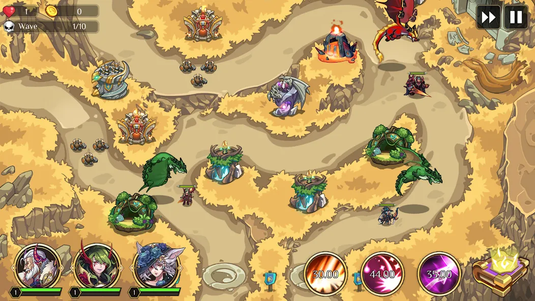 Kingdom War: Tower Defense TD (ТД Рояль)  [МОД Mega Pack] Screenshot 4