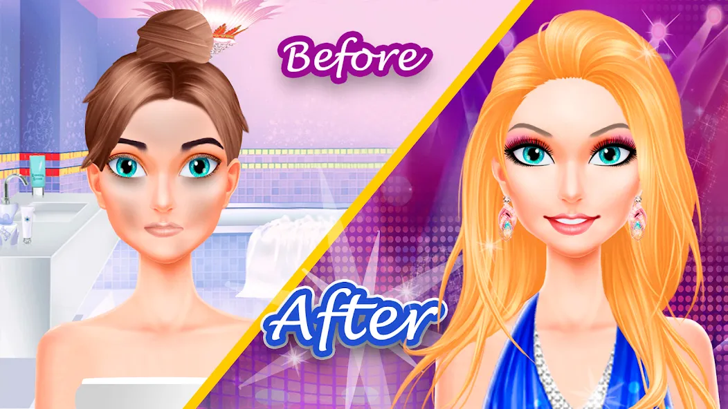 Makeup games makeover dress up  [МОД Menu] Screenshot 1