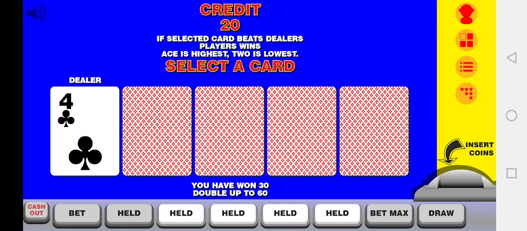 Video Poker with Double Up  [МОД Menu] Screenshot 3