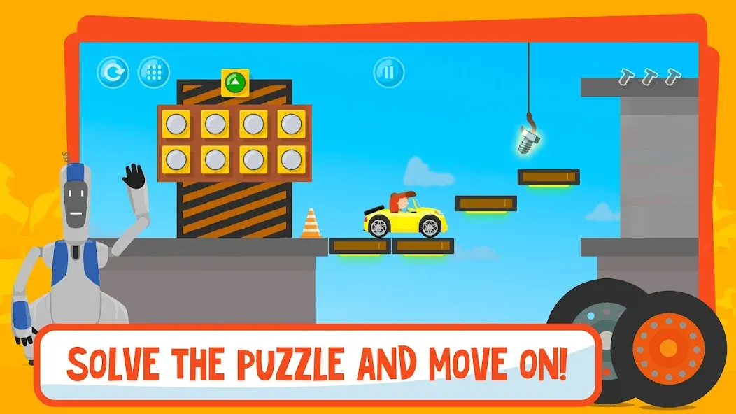 McWheelie logic games for kids  [МОД Бесконечные монеты] Screenshot 1