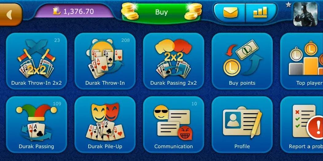 Durak LiveGames online  [МОД Mega Pack] Screenshot 5