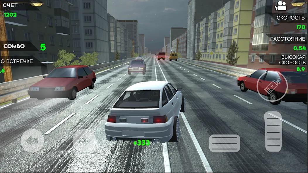 Turbo VAZ: Traffic Racer  [МОД Все открыто] Screenshot 5