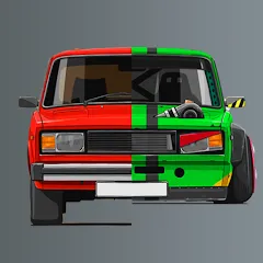 Взломанная Turbo VAZ: Traffic Racer  [МОД Все открыто] - полная версия apk на Андроид