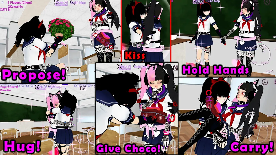 SchoolGirl AI 3D Anime Sandbox (Школьница  3D аниме песочница)  [МОД Unlocked] Screenshot 3