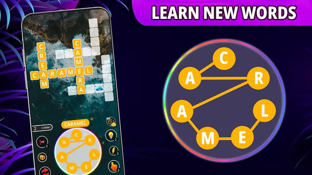 Word connect: word search game  [МОД Unlocked] Screenshot 5