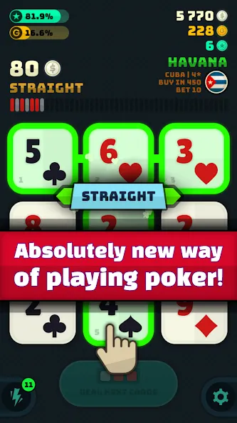 Merge Poker (Мердж Покер)  [МОД Unlimited Money] Screenshot 4