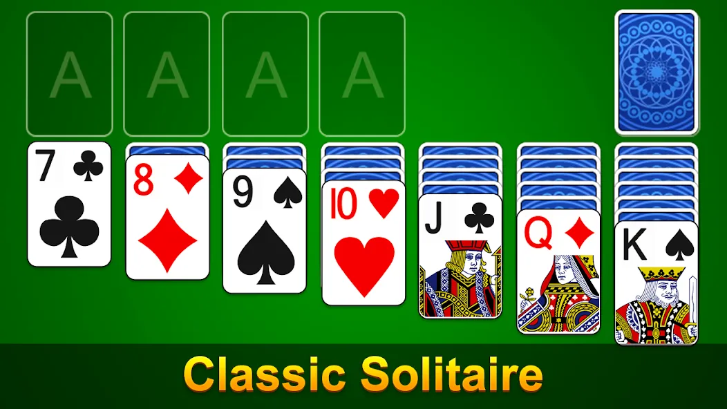 Solitaire - Classic Card Game (Солитер)  [МОД Unlocked] Screenshot 1