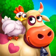 Скачать взломанную Farmington – Farm game (Фармингтон)  [МОД Unlocked] - полная версия apk на Андроид