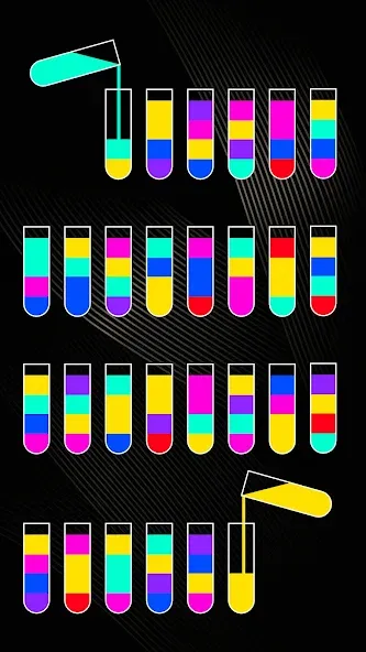 SortPuz 3D: Water Color Sort (СортПаз 3Д)  [МОД Много монет] Screenshot 3