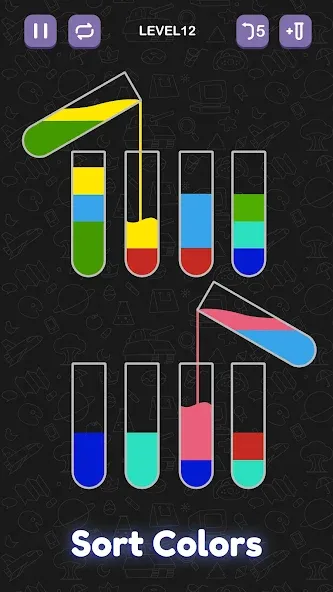 Water Sort Puzzle - Sort Color  [МОД Menu] Screenshot 3