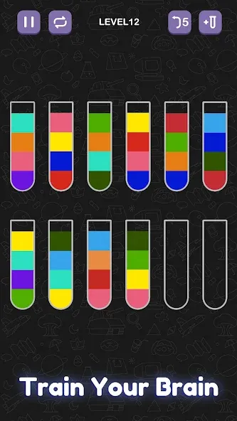 Water Sort Puzzle - Sort Color  [МОД Menu] Screenshot 4